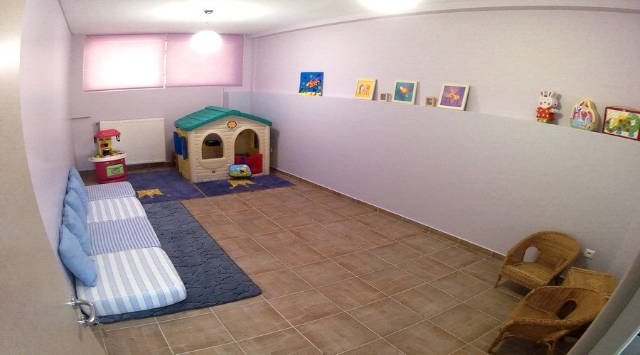 Εικόνα του χώρου μουσικοκινητικής της Ροδοπαρέας