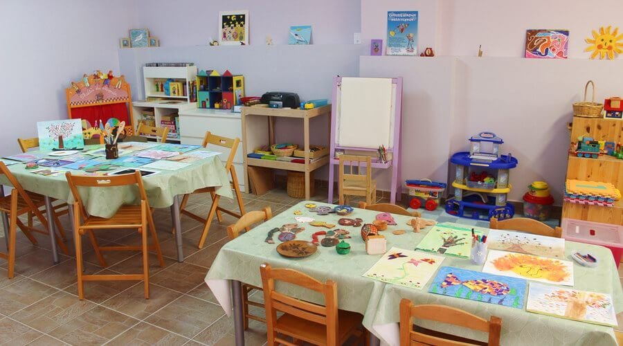 Εικόνα του χώρου του εργαστηρίου δημιουργικής και καλλιτεχνικής απασχόλησης Ροδοπαρέα